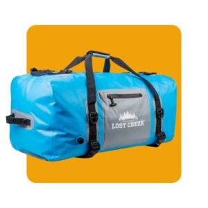 Lost Creek 110 Liter Waterproof Duffel Bag – Blue