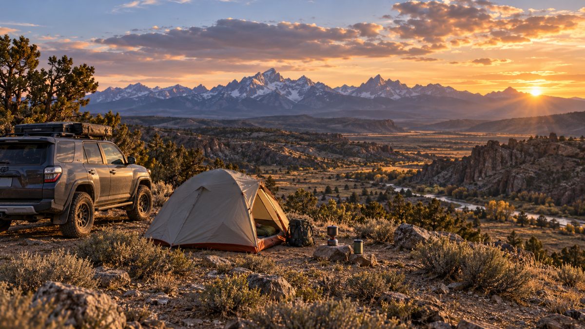 Golden Hour Overland Camp