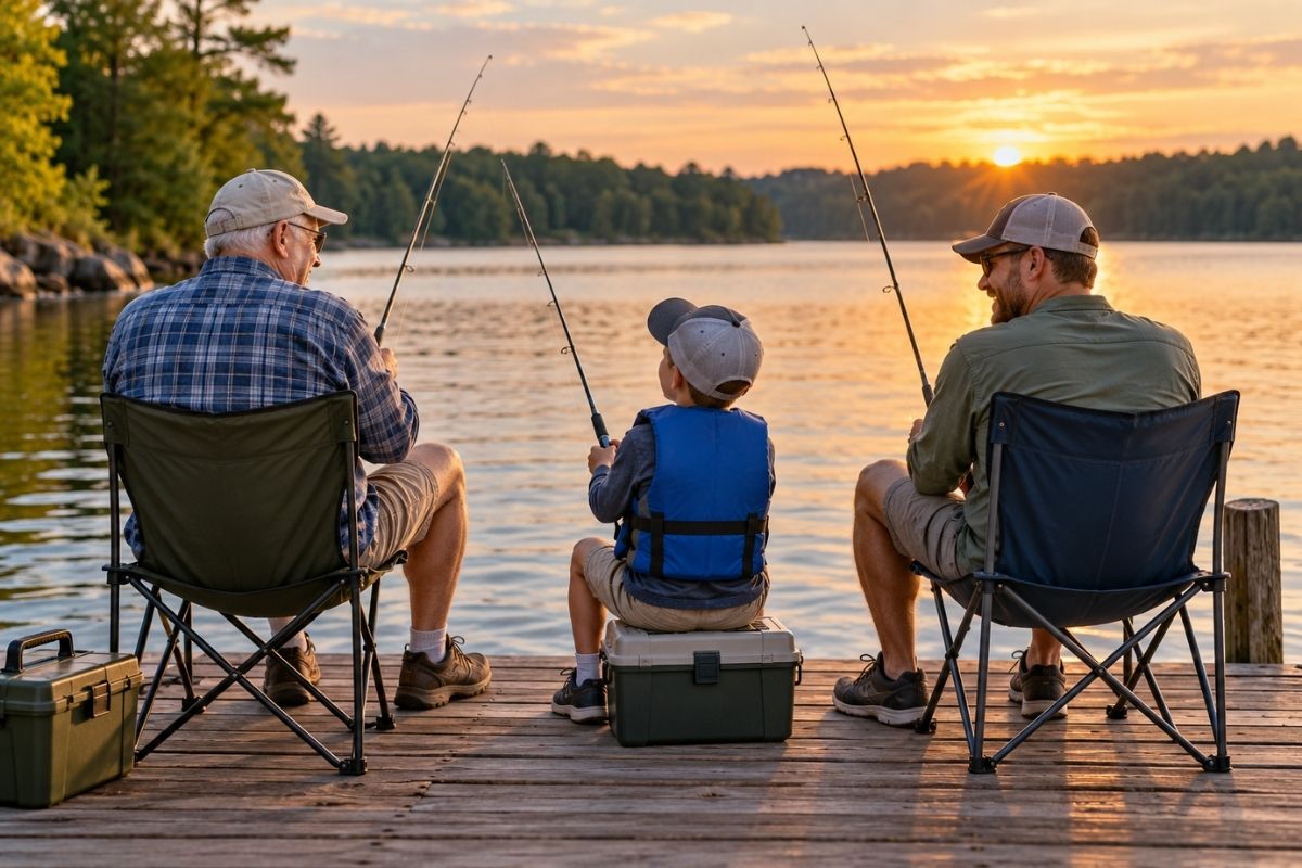 Golden-Hour Family Fishing Trip