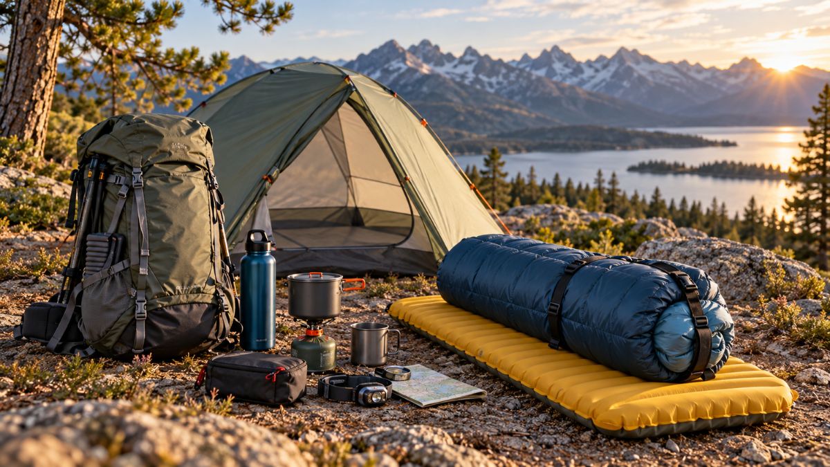 packing light for camping