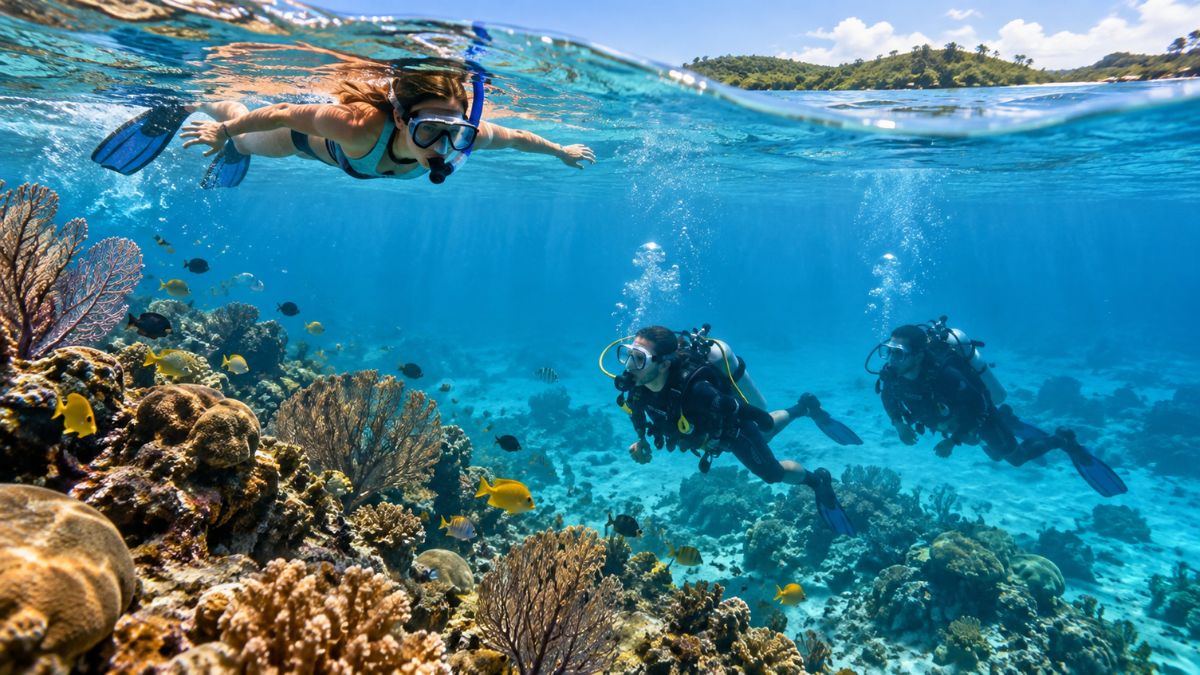 snorkeling Tropical Reef Diving Adventure